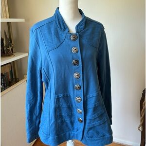 Neon Buddha blue jacket